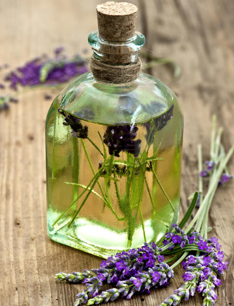 Home-made lavender oil 